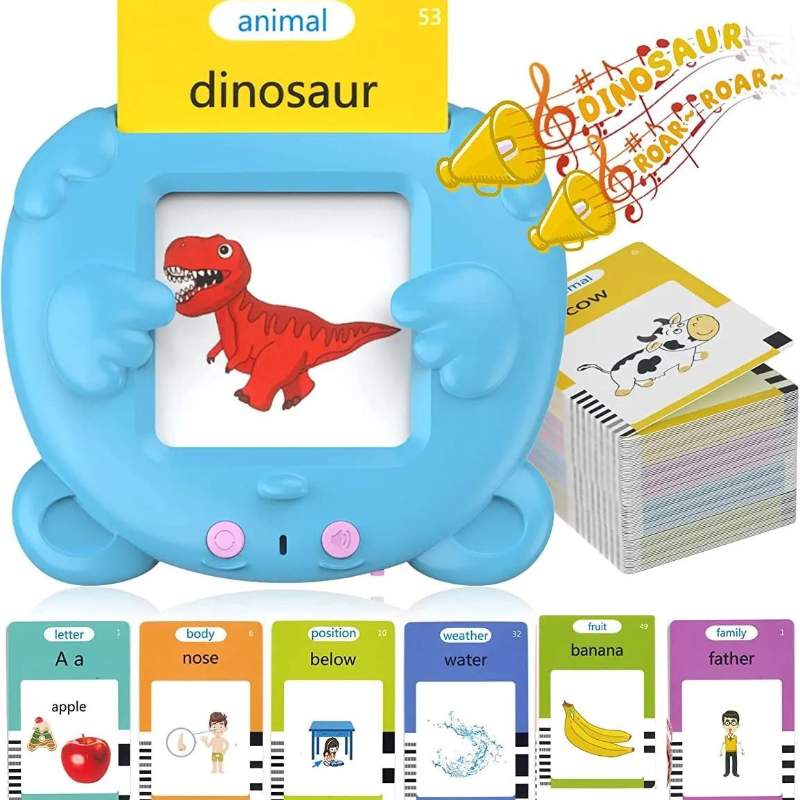 ÉVEIL LINGUISTIQUE KIDSLEARN ™ -CARTES FLASH PARLANTES INTERACTIVES POUR ENFANTS