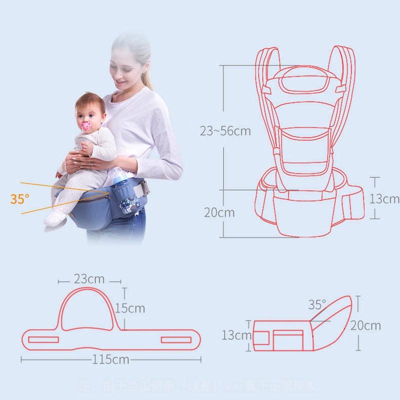 Porte Bébé Kangourou Ergonomique | WEARBY™