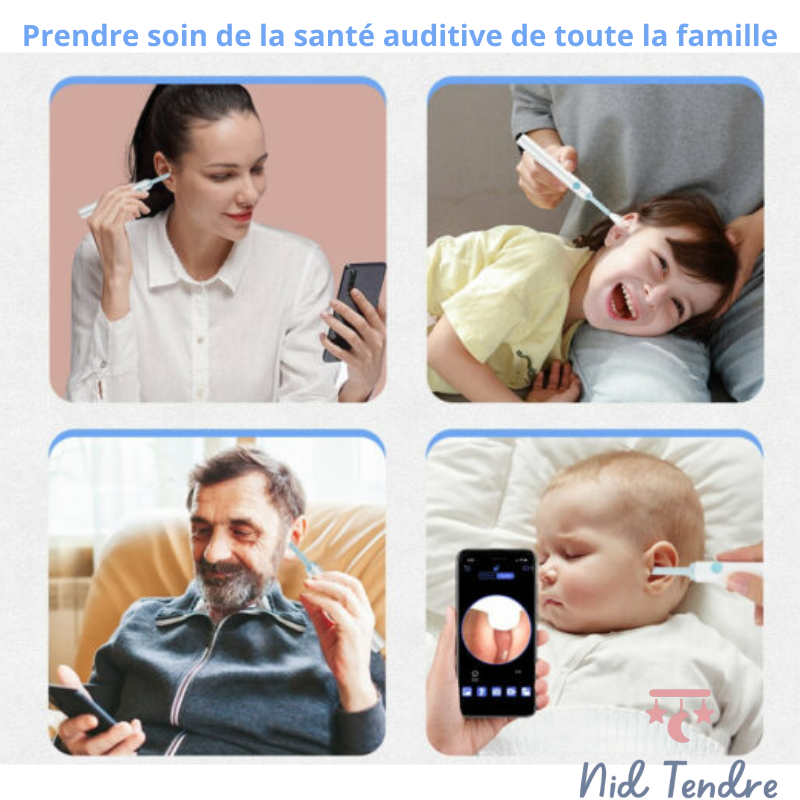 Nettoyant Oreille Otoscope,  Camera Oreille D'élimination Du Cérumen  |  EarexPro™