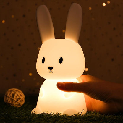 VEILLEUSE BÉBÉ EN SILICON | TÉO LE LAPIN