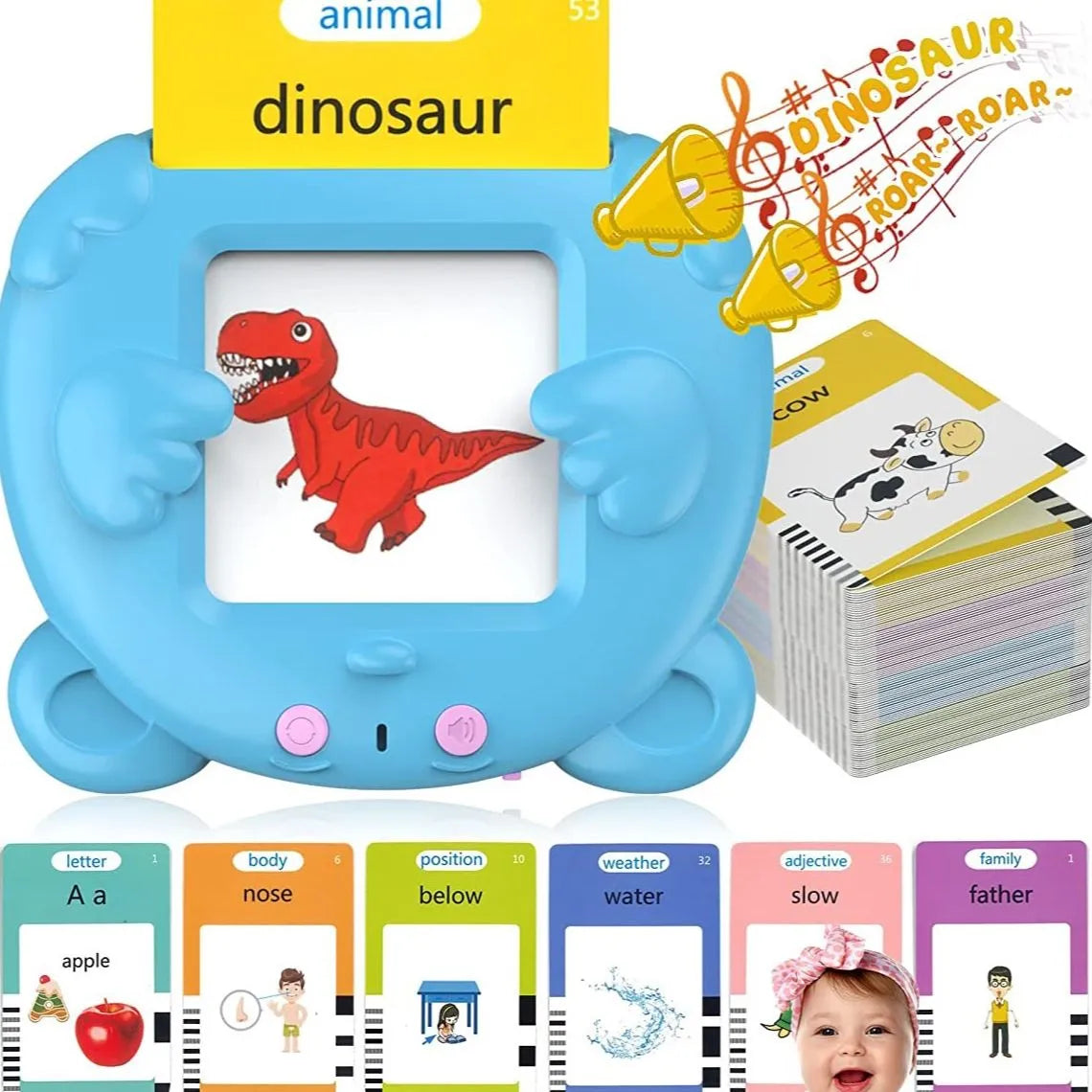 ÉVEIL LINGUISTIQUE KIDSLEARN ™ -CARTES FLASH PARLANTES INTERACTIVES POUR ENFANTS