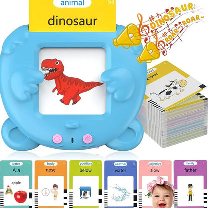 ÉVEIL LINGUISTIQUE KIDSLEARN ™ -CARTES FLASH PARLANTES INTERACTIVES POUR ENFANTS