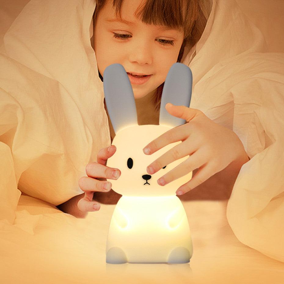 VEILLEUSE BÉBÉ EN SILICON | TÉO LE LAPIN