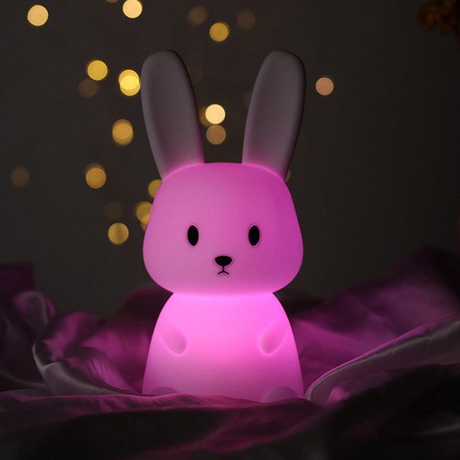 VEILLEUSE BÉBÉ EN SILICON | TÉO LE LAPIN
