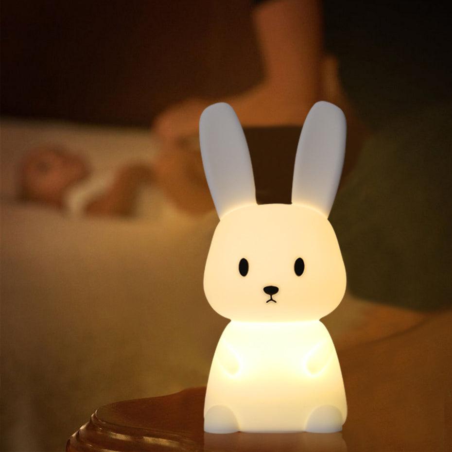 VEILLEUSE BÉBÉ EN SILICON | TÉO LE LAPIN