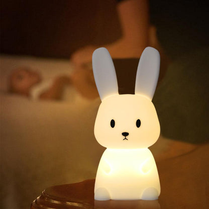 VEILLEUSE BÉBÉ EN SILICON | TÉO LE LAPIN