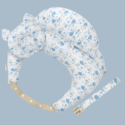   Coussin de allaitement pratique  bleu